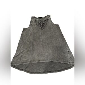 Rock and Republic Dark Gray Cotton‎ Tank